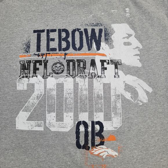 Tim Tebow Shirt XL 25x28 Gray - Picture 7 of 11